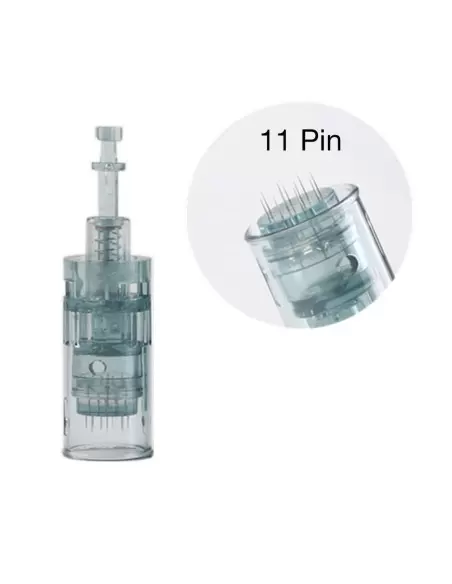 11 Pin 0.18mm Dr Pen M8 Dermapen İğnesi Kartuşlu Klipsli İğne
