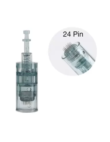 24 Pin 0.18mm Dr Pen M8 Dermapen İğnesi Kartuşlu Klipsli İğne