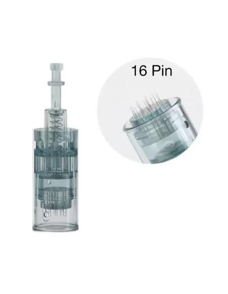 16 Pin 0.18mm Dr Pen M8 Dermapen İğnesi Kartuşlu Klipsli İğne