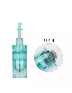 36 Pin 0.18mm Dr Pen A6S Dermapen İğnesi Kartuşlu Klipsli İğne