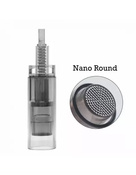 Nano Round Uç Dr Pen A7 Kartuşlu Klipsli Dermapen Nano Başlık