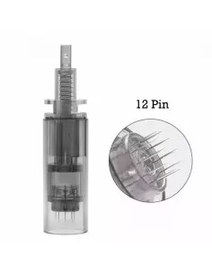 12 Pin Dr Pen A7 Dermapen İğnesi Kartuşlu Klipsli İğne
