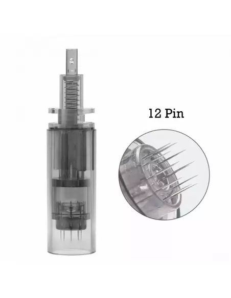 12 Pin Dr Pen A7 Dermapen İğnesi Kartuşlu Klipsli İğne