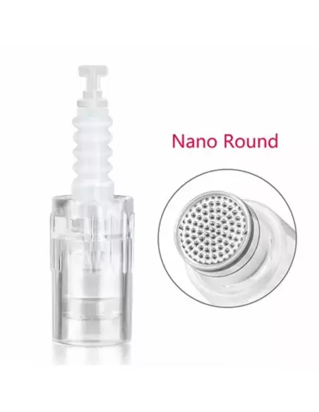 Nano Round Uç Dr Pen Klipsli Kartuşlu Dermapen Başlık