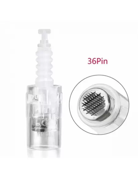 36 Pin Dr Pen Klipsli Kartuşlu Dermapen İğnesi
