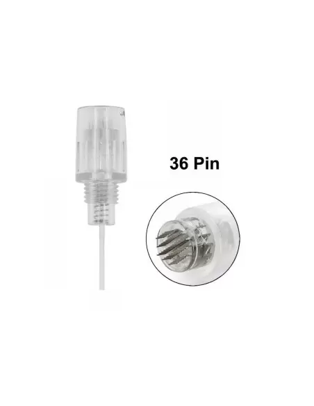 36 Pin Kartuşlu Vidalı Dermapen İğnesi