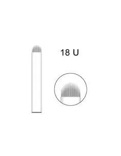 18U Microblading İğnesi 18 U Blades Beyaz