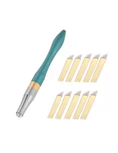 Microblading Seti Yeşil-Gold Microblading Kalemi ve İğneleri