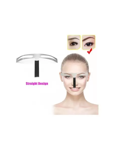 Kalıcı Makyaj Microblading Düz Tasarım Kaş Kalıplı Kaş Ölçüm Cetveli