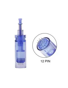 12 Pin Dr Pen Klipsli Kartuşlu Dermapen İğnesi