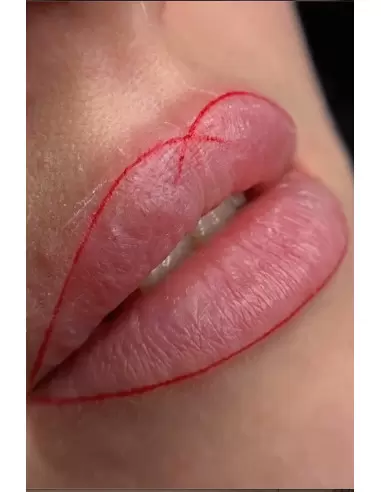 Kalıcı Makyaj Microblading Jel Tasarım Kalem Kırmızı