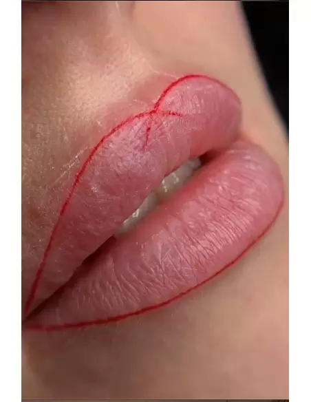 Kalıcı Makyaj Microblading Jel Tasarım Kalem Kırmızı